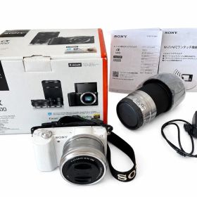 SONY a5100 ミラーレス一眼 自撮り ホワイト Wi-Fi対応 高画質