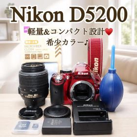返品保証あり❤️Nikon D5200 一眼レフカメラ すぐに使える ニコン