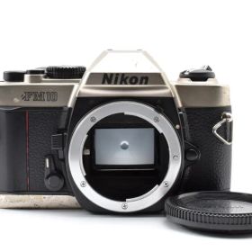 動作良品 NIKON FM10 フィルム一眼レフ ボディ モルト良好 H786