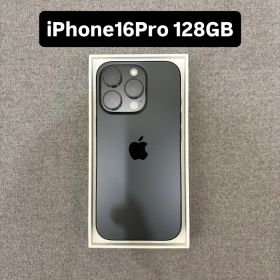 【美品】Apple iPhone 16 Pro 128GB ブラックチタニウム