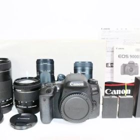 キヤノン Canon EOS 9000D ダブルズームキット 《元箱付》