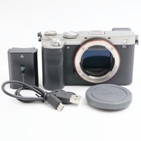 シャッター数13002枚 SONY α7C ボディ シルバー ミラーレス一眼カメラ ILCE-7C S ソニー