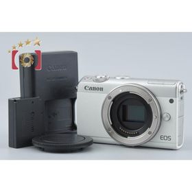 【中古】Canon キヤノン EOS M100 ホワイト ミラーレス一眼カメラ