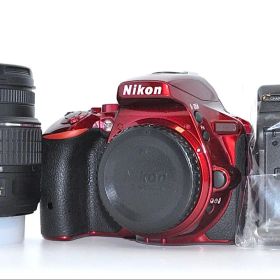 シャッター1055回 Nikon D5500 レッド 18-55レンズキット