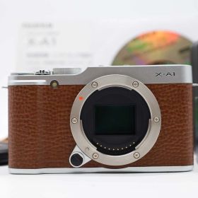 富士フィルム Fujifilm Fuji X-A1 16.3MP Mirrorless Digital Camera Body Brown [良品] #Z7169A