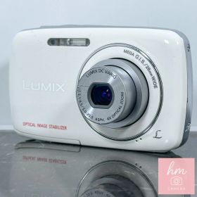 Panasonic LUMIX DMC-S1 ホワイト 1210万画素 光学4倍ズーム 広角28mm おまかせiA スリム軽量 コンパクトデジタルカメラ パナソニック ルミックス
