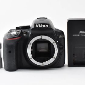 ★良品★《ショット数29,830回 》Nikon ニコン D5300 ボディ ブラック 充電器・バッテリー付き #1004W0951032
