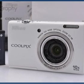 難あり ニコン Nikon COOLPIX S6200 10x 元箱、バッテリー、取扱説明書付属 同梱無料 #ks1596