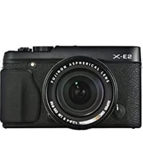 【中古】【非常に良い】FUJIFILM ミラーレス一眼 X-E2 ズームレンズキット ブラック F X-E2B/1855KIT