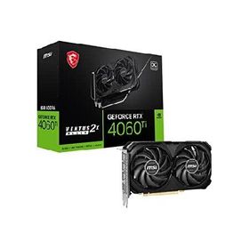 MSI GeForce RTX 4060 Ti VENTUS 2X BLACK 8G OC グラフィックスボード VD8517