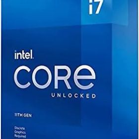 【中古】Intel (インテル) Core i7-11700KF デスクトッププロセッサー 8コア 最大5.0GHz アンロック対応 LGA1200 (インテル500シリーズ＆セレクト400シリ
