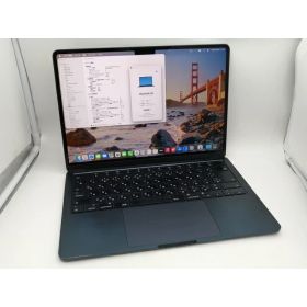 【中古】Apple MacBook Air 13インチ M3(CPU:8C/GPU:8C) 8GB/256GB ミッドナイト MRXV3J/A (13インチ, M3, 2024)【なんば】保証期間1ヶ月【ランクB】