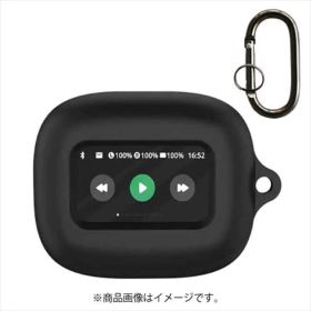 CROSSROAD JBL Live Beam3用 シリコン ケース カバー キズ防止 耐衝撃 落下防止 カラビナ付き ブラック CREC-LB3-SBK
