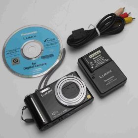 【中古】 パナソニック Panasonic デジタルカメラ LUMIX (ルミックス) ブラック TZ7 ブラック DMC-TZ7-K 当店保証30日間 人気 デジカメ コンパクトデジタルカメラ 中古