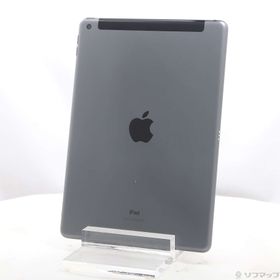 (中古)au iPad 第8世代 32GB スペースグレイ MYMH2J/A auロック解除SIMフリー(349-ud)