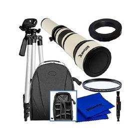 【平行輸入品】Ultimaxx 650-1300mm (2X- 1300-2600mm) 望遠ズームレンズキット Nikon D7500, D6