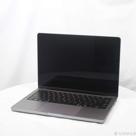 (中古)MacBook Pro 14.2-inch Late-2021 MKGP3J/A M1 Pro 10コアCPU_14コアGPU 16GB SSD512GB スペースグレイ (26.3 Tahoe)(377-ud)