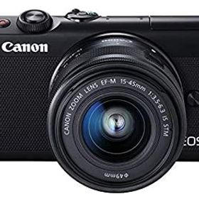 【中古-非常に良い】 Canon キャノン ミラーレス一眼カメラ EOS M100 EF-M15-45 IS STM レンズキット (ブラック) EOSM100BK1545ISSTMLK