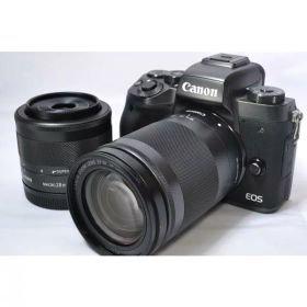 【中古】 キヤノン Canon EOS M5 クリエイティブマクロ ダブルレンズキット ミラーレス一眼