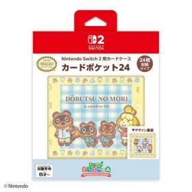 Nintendo Switch 2 用カードケース カードポケット24 あつまれ どうぶつの森 ギンガムチェックver.