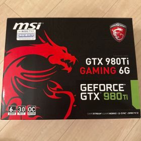 MSI GTX 980Ti GAMING 6G 元箱・付属品完備 国内正規品