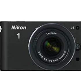 【中古】 Nikon ニコン ミラーレス一眼カメラ Nikon ニコン 1 (ワン) J1 (ジェイワン) 標準ズームレンズキット ブラックN1 J1HLK BK