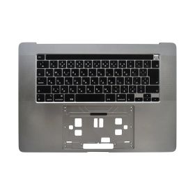 MacBook Pro 16 2019 A2141 スペースグレイ Touch Bar 日本語 キーボード 中古品 5-0618-2 パームレスト グレー