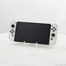 【中古】Nintendo(任天堂) Nintendo Switch 有機ELモデル Joy-Con(L)／(R) ホワイト 【305-ud】