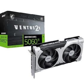 【並行輸入品】 MSI GeForce RTX 5060 Ti 8G VENTUS 2X OC PLUS グラフィックスボード VD9140