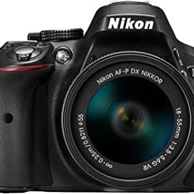 【中古】【非常に良い】Nikon デジタル一眼レフカメラ D5300 AF-P 18-55 VR レンズキット ブラック D5300LKP18-55