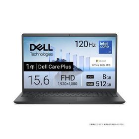 新品 Dell 15 DC15250 ND25-GHM3B 15.6インチ Core 3 100U SSD：512GB メモリ容量：8GB Office 2024搭載 Windows 11 Webカメラ