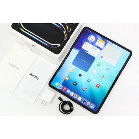 極美品｜Apple iPad Pro 13インチ Wi-Fi+Cellular 256GB 2024年春モデル MVXR3J/A SIMフリー [スペースブラック] HA03-R7725-2G8