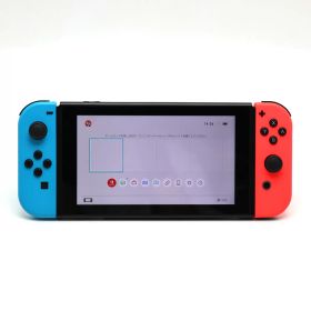 【楠本質店/元住吉】任天堂 Nintendo Switch Joy-Con(L)ネオンブルー/(R)ネオンレッド HAC-S-KABAA【中古】