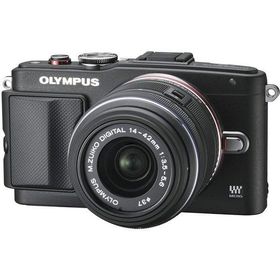 【中古】 オリンパス OLYMPUS ミラーレス一眼カメラ E-PL6 レンズキット ブラック E-PL6 LKIT BLK 当店保証30日間 人気 ミラーレス一眼 ミラーレス デジタルカメラ 中古