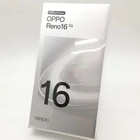 【未使用】Oppo 【SIMフリー】 OPPO Reno16 5G トワイライトパープル 12GB 256GB CPH2865【柏】保証期間３ヶ月