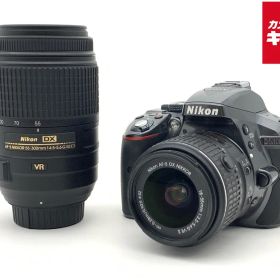 【中古】 【良品】 ニコン D5300 ダブルズームキット グレー