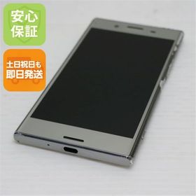安心保証付 良品中古 SO-04J Xperia XZ Premium クローム 白ロム 中古本体