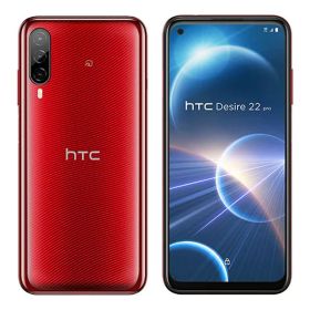 【中古】【安心保証】 HTC Desire 22 pro[128GB] SIMフリー サルサレッド