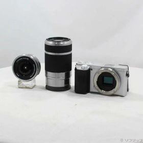 【中古】SONY(ソニー) α6400 ILCE-6400Y ダブルズームレンズキット シルバー 【198-ud】