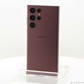 Galaxy S22 Ultra 256GB バーガンディ SC-52C docomo SIMフリー