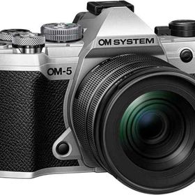 【中古】 デジタル一眼レフカメラ OM SYSTEM OM-5 12-45mm F4.0 PRO レンズキット シルバー 当店保証30日間 人気 一眼レフ デジタル一眼 中古 カメラ