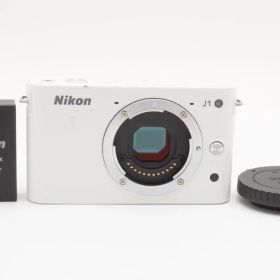 【シャッター回数3442回】 NIKON 1 J1 ホワイト ミラーレスカメラ