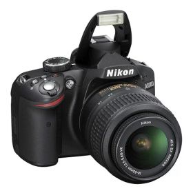 Nikon デジタル一眼レフカメラ D3200 レンズキット AF-S DX NIKKOR 18-55mm f/3.5-5.6G VR付属 ブラック D3200LKBK