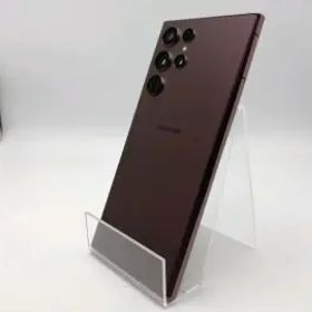 【中古】SAMSUNG docomo 【SIMフリー】 Galaxy S22 Ultra バーガンディ 12GB 256GB SC-52C【ECセンター】保証期間１ヶ月【ランクC】