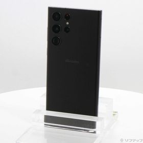 (中古)SAMSUNG Galaxy S22 Ultra 256GB ファントムブラック SC-52C docomo SIMフリー(348-ud)