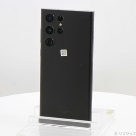 (中古)SAMSUNG Galaxy S22 Ultra 256GB ファントムブラック SCG14 au SIMフリー(352-ud)