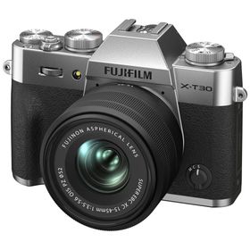 【新品】富士フイルム X-T30 II XCレンズキット シルバー ミラーレス一眼 2610万画素 XC15-45mm付 日英二言語モデル FUJIFILM