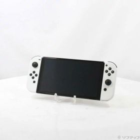 【中古】Nintendo(任天堂) Nintendo Switch 有機ELモデル Joy-Con(L)／(R) ホワイト 【258-ud】