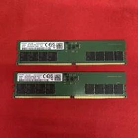 中古 Samsung 16GB 2枚組(合計32GB) PC5-44800/DDR5-5600 デスクトップ用 3250006688 状態： B:良品
