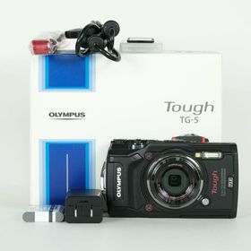 [美品 | シャッター数8,485回｜SDカード付] OLYMPUS Tough TG-5 ブラック | コンパクトデジタルカメラ コンデジ 中古